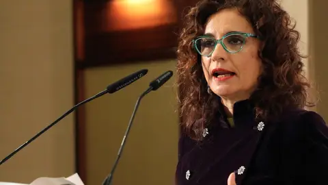 La ministra de Hacienda, María Jesús Montero La ministra de Hacienda, María Jesús Montero