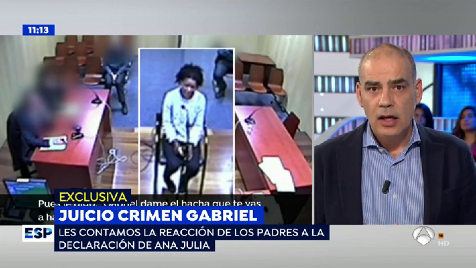 La declaraci&oacute;n de Ana Julia Quezada.