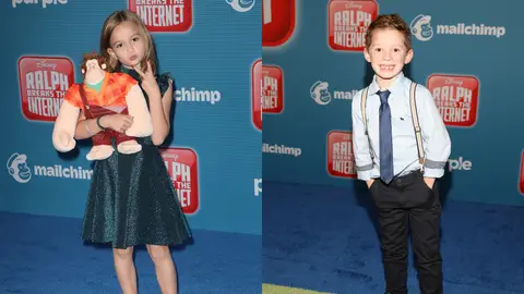 Chloe y Givin Thomas en la premiere de 'Ralph Rompe Internet' Chloe y Givin Thomas en la premiere de 'Ralph Rompe Internet'