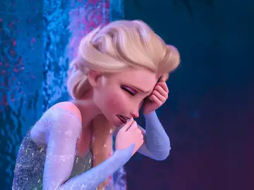 Elsa rompe a llorar en 'Frozen' Elsa rompe a llorar en 'Frozen'