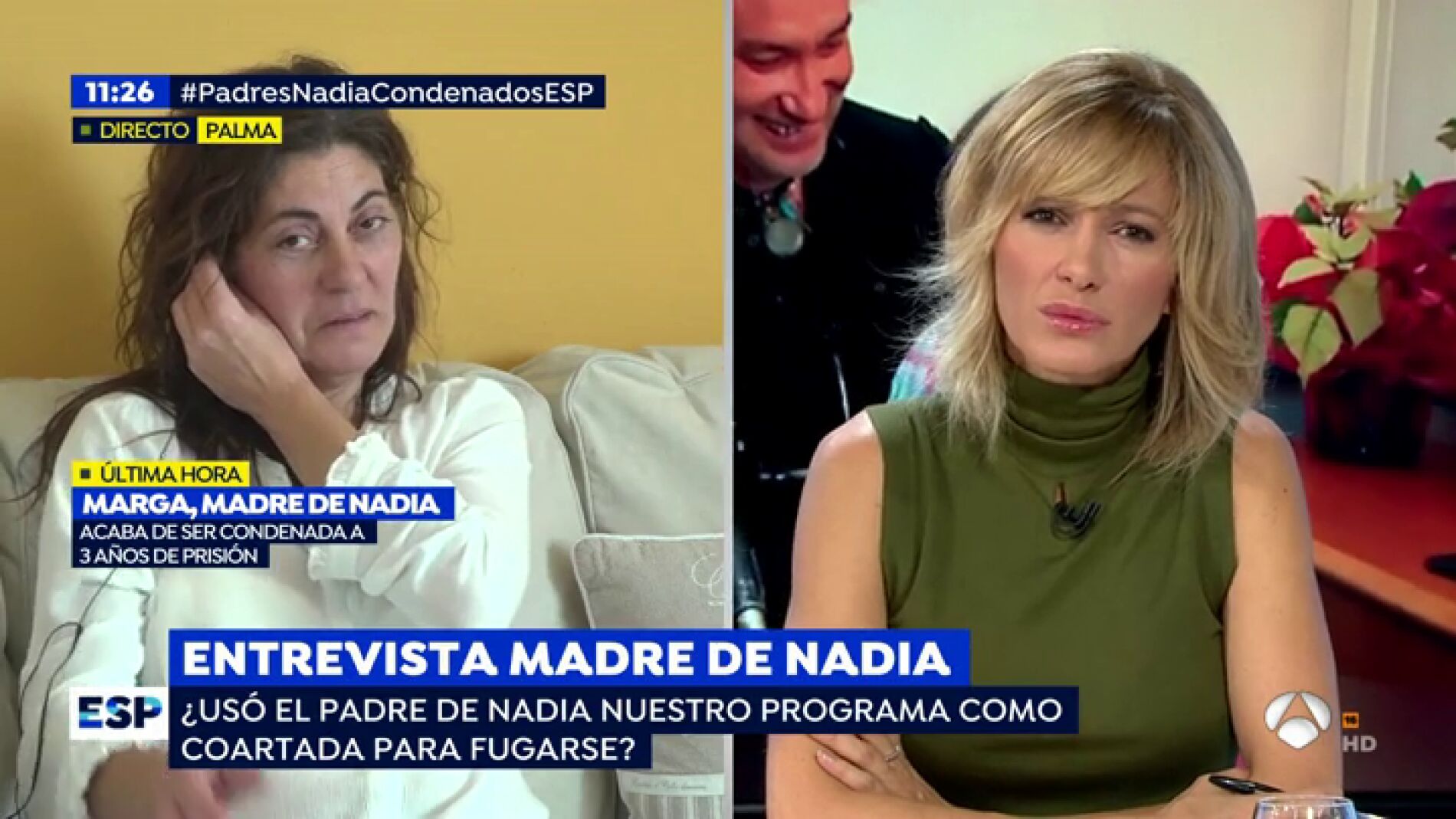 La madre de Nadia habla por primera vez tras conocerse la condena: "Estoy muerta porque no tengo a mi hija"
