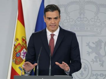 El presidente del Gobierno, Pedro Sánchez