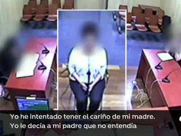 La hija de Ana Julia Quezada durante su declaración La hija de Ana Julia Quezada durante su declaración