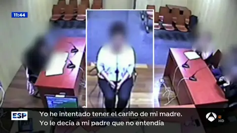 La hija de Ana Julia Quezada durante su declaración La hija de Ana Julia Quezada durante su declaración