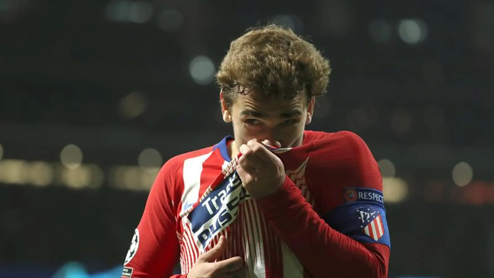 Antoine Griezmann, atacante del Atlético de Madrid. Antoine Griezmann, atacante del Atlético de Madrid.