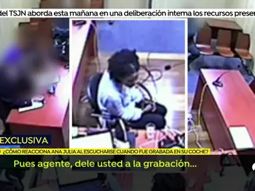La reacción de Ana Julia al escuchar las grabaciones en las que hablaba con el cadáver del pequeño Gabriel La reacción de Ana Julia al escuchar las grabaciones en las que hablaba con el cadáver del pequeño Gabriel