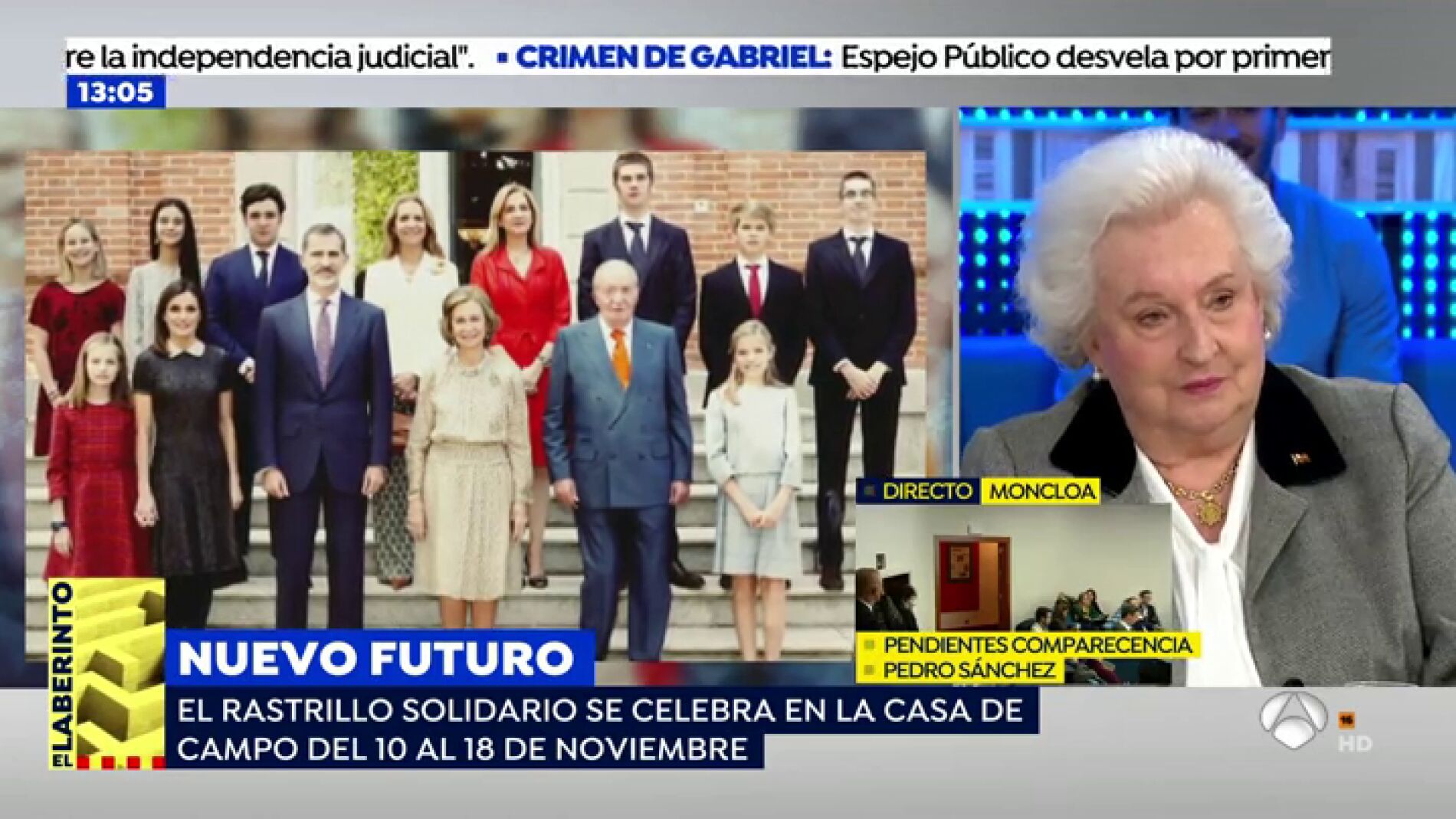 La hermana del Rey, tras el anuncio del divorcio de la Infanta Cristina y Urdangar&iacute;n: "La he visto muy feliz"