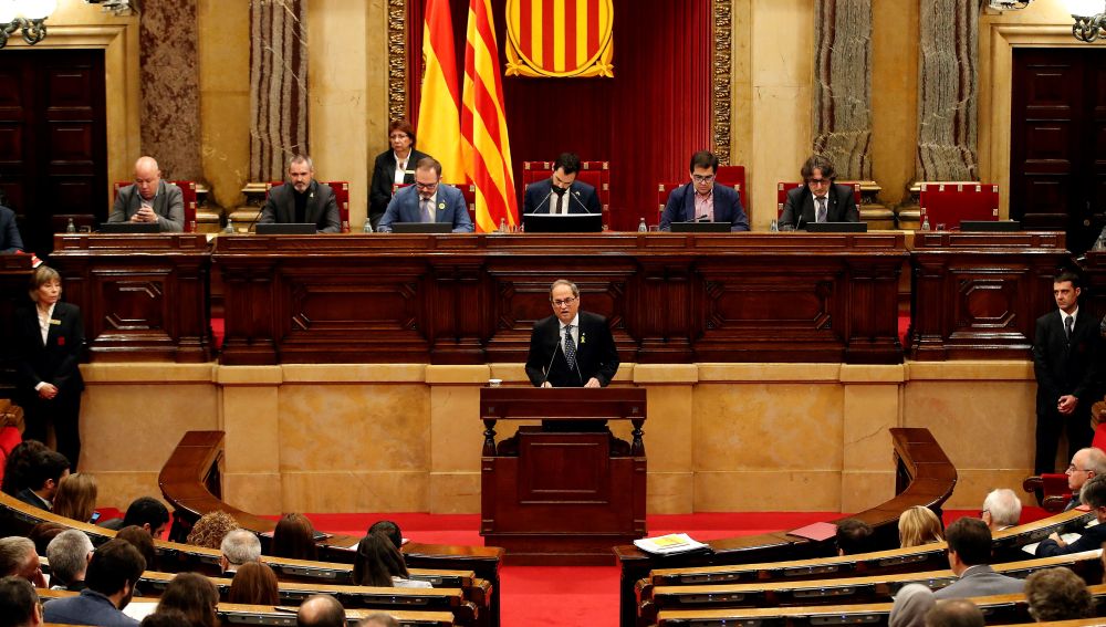 El presidente de la Generalitat, Quim Torra