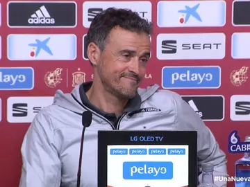 Luis Enrique, en rueda de prensa en Las Rozas Luis Enrique, en rueda de prensa en Las Rozas