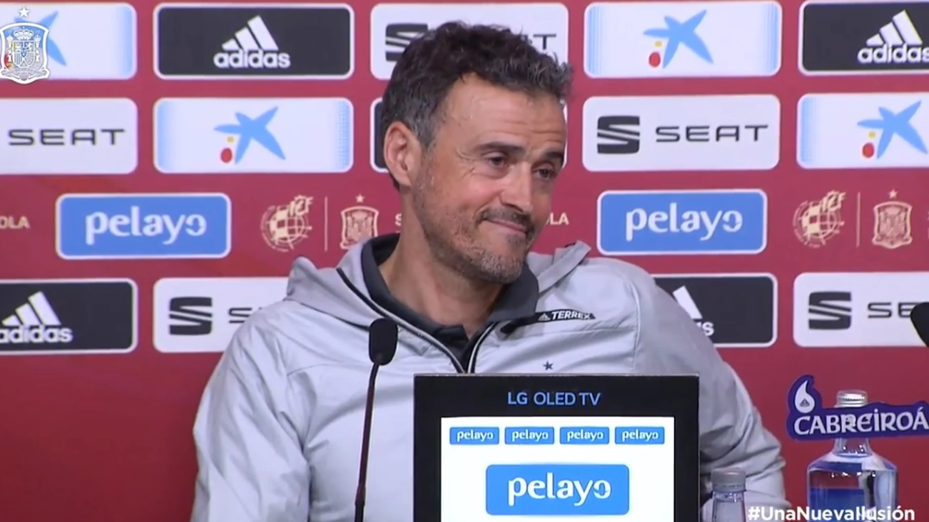 Luis Enrique, en rueda de prensa en Las Rozas Luis Enrique, en rueda de prensa en Las Rozas