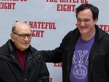 Ennio Morricone y Quentin Tarantino Ennio Morricone y Quentin Tarantino