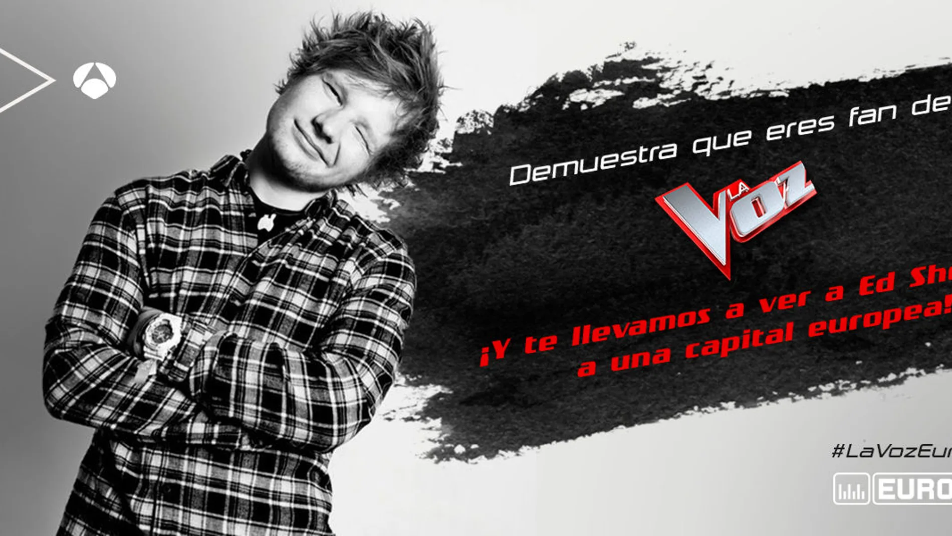 Europa FM premiará al mayor fan de ‘La Voz’ con un viaje a una capital europea para ver a Ed Sheeran en concierto