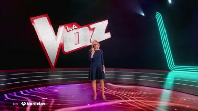 Sandra Golpe nos lleva, con realidad aumentada, al plató de 'La Voz'