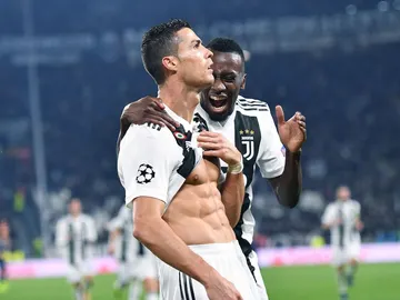 Cristiano Ronaldo celebra su gol ante el United Cristiano Ronaldo celebra su gol ante el United