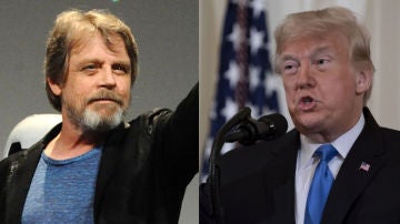Mark Hamill y Donald Trump Mark Hamill y Donald Trump