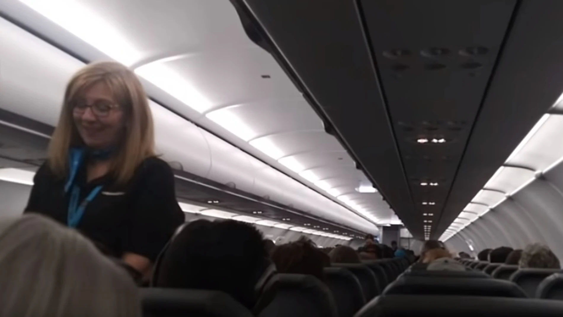 Momento durante el vuelo Momento durante el vuelo