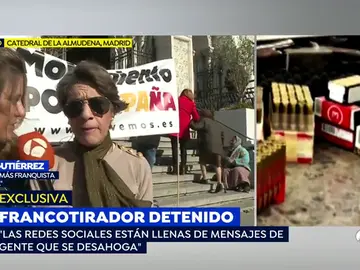 Pilar Gutiérrez, mujer más franquista de España. Pilar Gutiérrez, mujer más franquista de España.