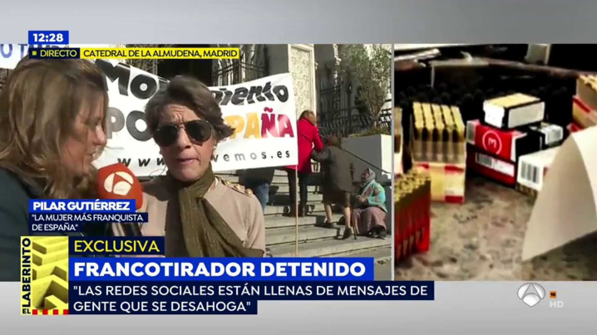 Pilar Guti&eacute;rrez, mujer m&aacute;s franquista de Espa&ntilde;a.