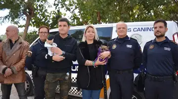 Algunos de los perros rescatados Algunos de los perros rescatados