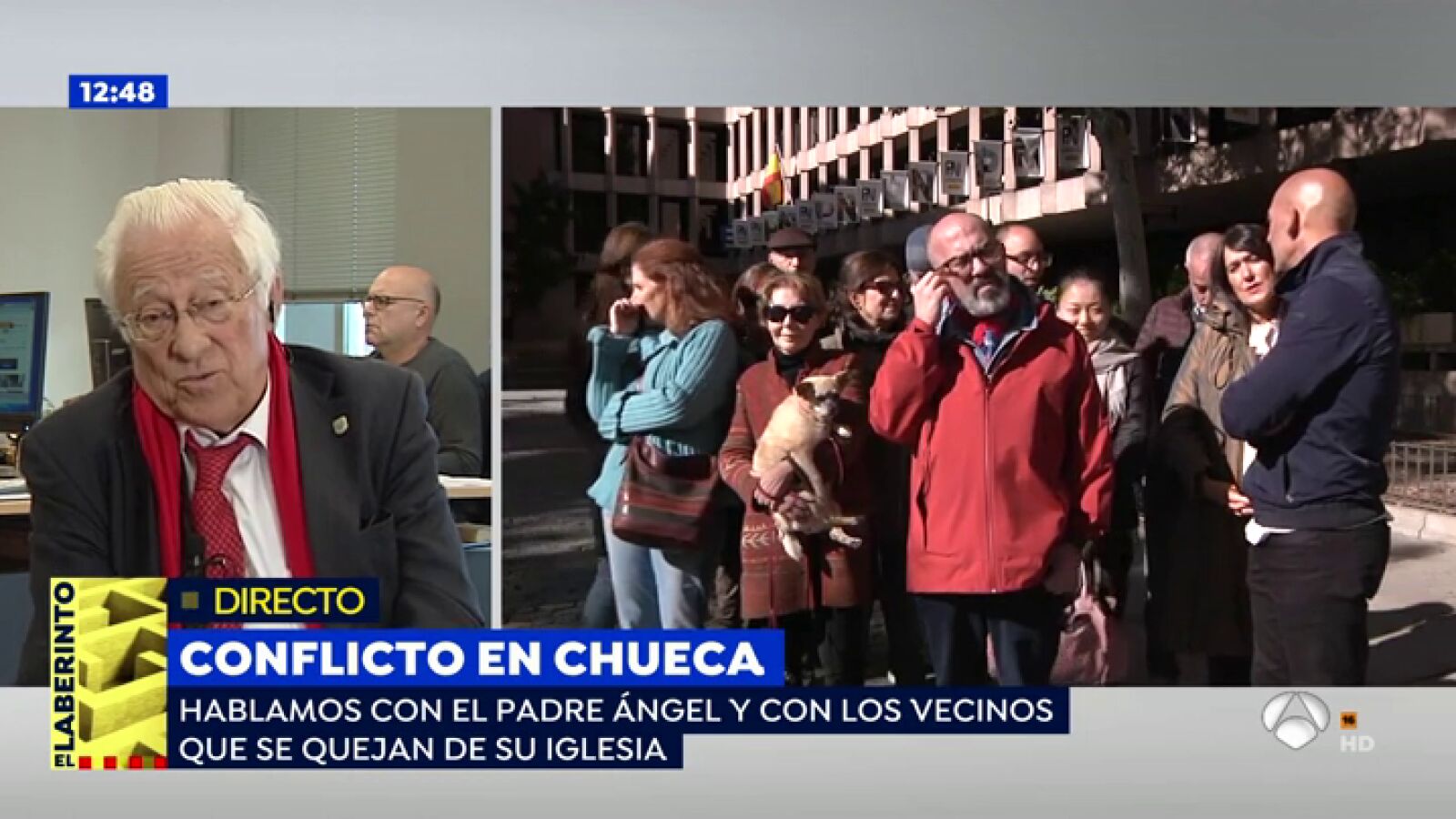 El padre Ángel, ante las quejas de algunos vecinos de Chueca: 