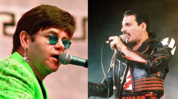 Elton John y Freddie Mercury Elton John y Freddie Mercury