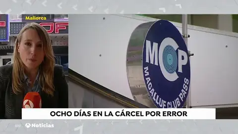 Encarcelan por error durante ocho días a un turista británico en Mallorca Encarcelan por error durante ocho días a un turista británico en Mallorca