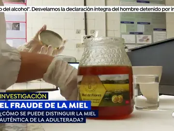 'Espejo Público' desmonta el truco para distinguir la miel auténtica de la adulterada 'Espejo Público' desmonta el truco para distinguir la miel auténtica de la adulterada