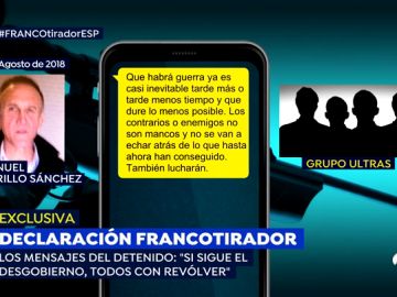 Los mensajes del francotirador que amenazaba con matar a Pedro Sánchez.