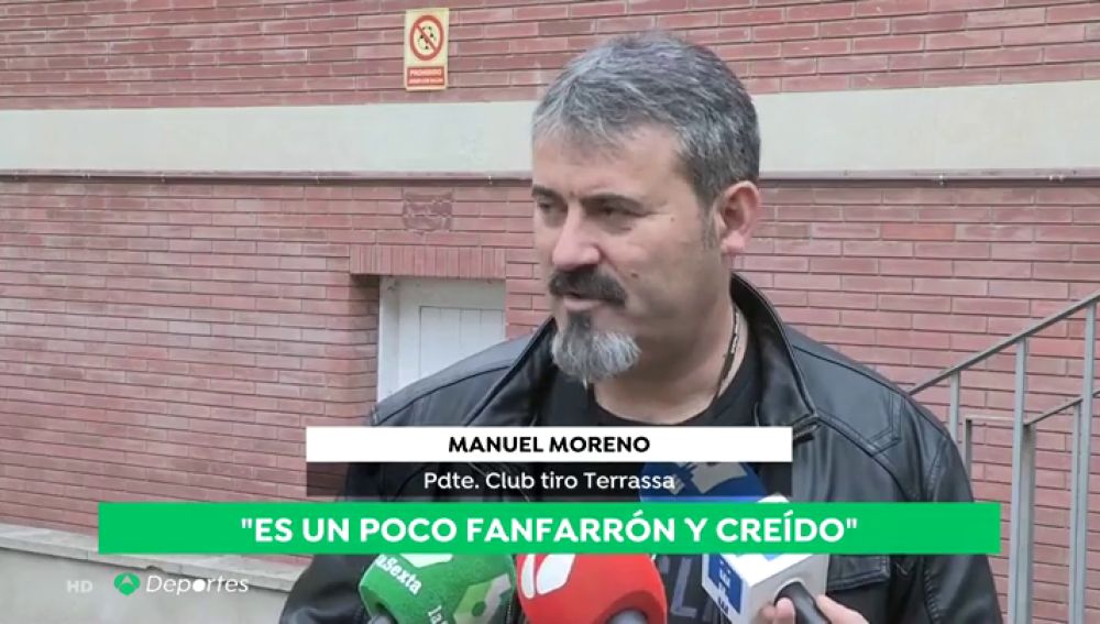 Hablan los compañeros del campo de tiro de Manuel Murrillo: "Es un tirador mediocre"