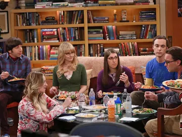 Escena de 'The Big Bang Theory' Escena de 'The Big Bang Theory'