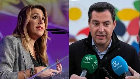 Susana Díaz y Juanma Moreno Susana Díaz y Juanma Moreno