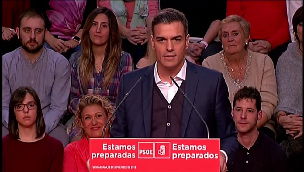 Pedro Sánchez: "La sociedad fue solidaria con la banca y la solidaridad es recíproca"