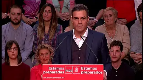 Pedro Sánchez: "La sociedad fue solidaria con la banca y la solidaridad es recíproca" Pedro Sánchez: "La sociedad fue solidaria con la banca y la solidaridad es recíproca"
