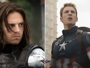 Sebastián Stan y Chris Evans en 'Vengadores' Sebastián Stan y Chris Evans en 'Vengadores'