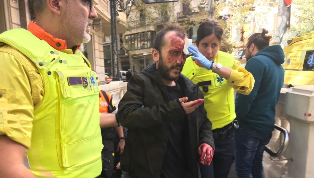 Víctima de un ataque en el Metro de Barcelona por llevar una bandera de España
