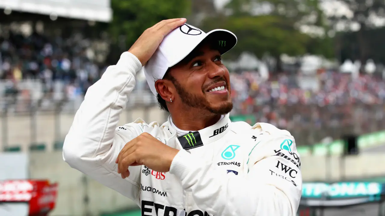 Lewis Hamilton, en Brasil