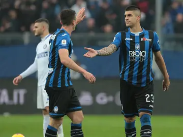 El Atalanta celebra un gol contra el Inter El Atalanta celebra un gol contra el Inter