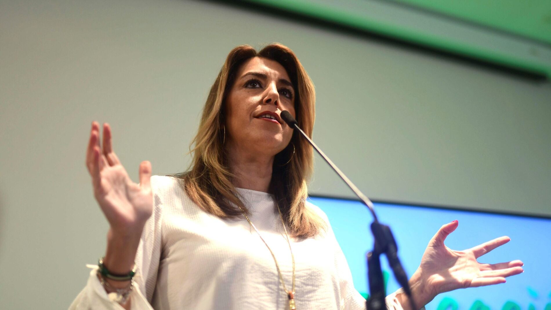 La secretaria general del PSOE de Andaluc&iacute;a, presidenta de la Junta y candidata a la reelecci&oacute;n, Susana D&iacute;az