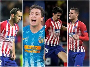 Los centrales del Atlético Los centrales del Atlético