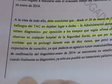 "Si no hay tratamiento no hay opción" : una familia de Toledo tendrá que ser indemnizada por una negligencia médica "Si no hay tratamiento no hay opción" : una familia de Toledo tendrá que ser indemnizada por una negligencia médica