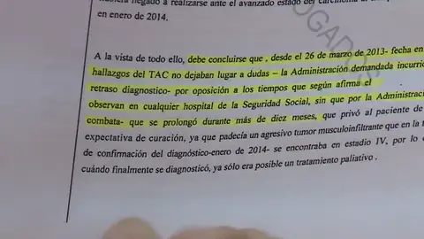 "Si no hay tratamiento no hay opción" : una familia de Toledo tendrá que ser indemnizada por una negligencia médica "Si no hay tratamiento no hay opción" : una familia de Toledo tendrá que ser indemnizada por una negligencia médica