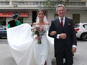 Josema Yuste, el feliz padrino de su hija Ana Josema Yuste, el feliz padrino de su hija Ana