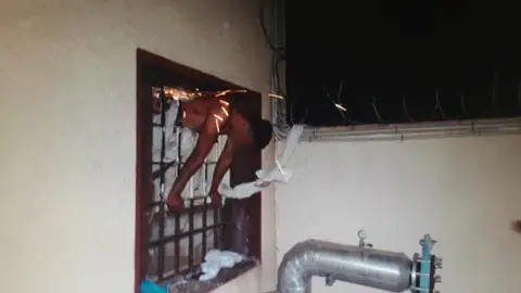 Intento de fuga en la cárcel de Almería Intento de fuga en la cárcel de Almería