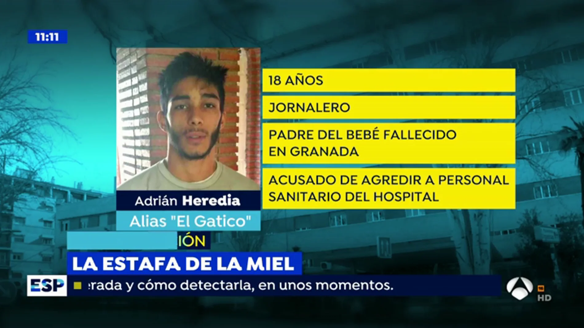 Habla el hombre acusado de agredir al personal sanitario del Hospital de Granada.