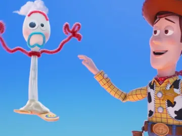 Forky y Woody en 'Toy Story 4' Forky y Woody en 'Toy Story 4'
