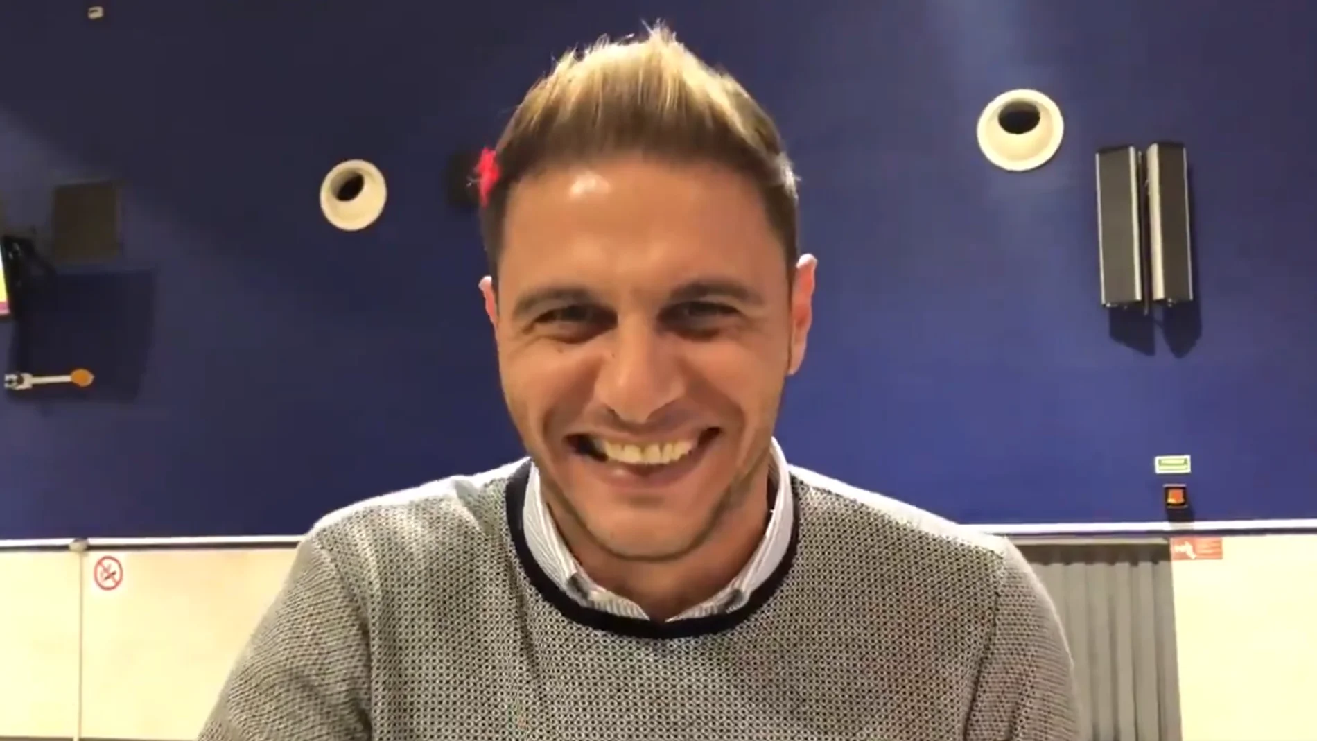 Joaquín, eufórico tras la victoria en el Camp Nou Joaquín, eufórico tras la victoria en el Camp Nou