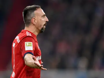 Ribery, durante un partido del Bayern Ribery, durante un partido del Bayern