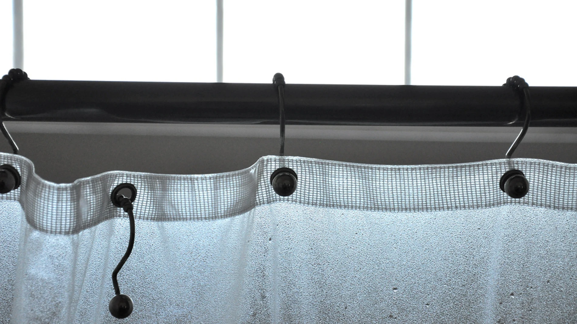 Cambiar las cortinas de la ducha de vez en cuando previene la aparición de moho Cambiar las cortinas de la ducha de vez en cuando previene la aparición de moho