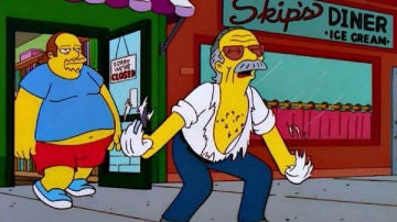 Stan Lee en 'Los Simpson' Stan Lee en 'Los Simpson'