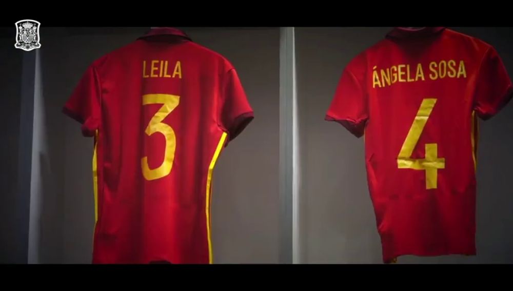 Las jugadoras de la Selección Absoluta española llevarán sus nombres en las camisetas 
